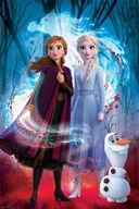 Plakaty - Kraina Lodu 2 Elsa, Anna i Olaf - plakat 61x91,5 cm - miniaturka - grafika 1
