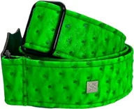 Paski do gitary - GET'M GET'M Pasek na gitarę 2-calowy strusie neon zielony pasek na gitarę - miniaturka - grafika 1