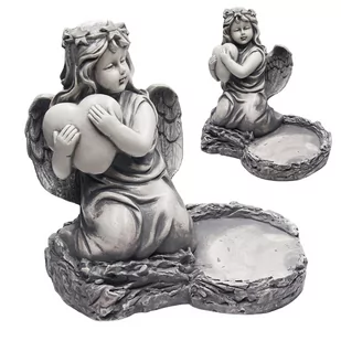 FIGURKA NAGROBNA ANIOŁ OZDOBA GIPSOWA NA GRÓB - Lampiony i znicze - miniaturka - grafika 1