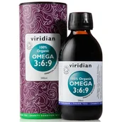 Przeziębienie i grypa - VIRIDIAN VIRIDIAN Organic Omega 3:6:9 Oil 200ml - miniaturka - grafika 1