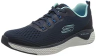 Swetry damskie - SKECHERS GO GOLF Damskie buty sportowe z bezpiecznikiem słonecznym Cosmic View, Niebieska granatowa siatka niebieskie wykończenie Nvbl, 37 EU - miniaturka - grafika 1