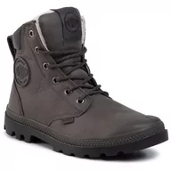 Botki damskie - Palladium Trapery Pampa Sport Cuff Wps 72992-064-M Dark Gull Gray - miniaturka - grafika 1