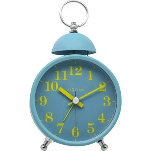 Nextime Budzik Single Bell, turkusowy, 16x9,2x5,4 cm - Zegary - miniaturka - grafika 1