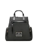 Plecaki - Monnari Plecak BAG0960-020 Czarny - miniaturka - grafika 1