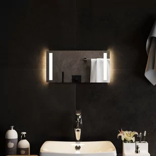 vidaXL Lustro łazienkowe z LED, 40x20 cm - Lustra - miniaturka - grafika 1