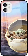 Etui i futerały do telefonów - ERT GROUP etui na telefon Apple Iphone 13, case oryginalny i oficjalnie licencjonowany przez Star Wars, wzór Baby Yoda 005, wykonany z hartowanego szkła, etui ochronne - miniaturka - grafika 1