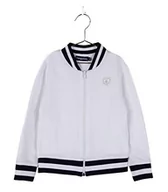 Kurtki i płaszcze dla dziewczynek - Conguitos Dziewczęca sportowa lekka kurtka bawełniana, biała, normalna - miniaturka - grafika 1