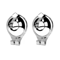 Wieszaki łazienkowe - Komplet 2 haczyków na przyssawki Forte srebrny - miniaturka - grafika 1