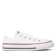 Buty dla chłopców - Trampki Converse Chuck Taylor All Star Ox 3J256 Biały - miniaturka - grafika 1