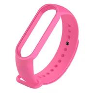 Akcesoria do pulsometrów i zegarków sportowych - RÓŻOWA OPASKA ZAMIENNA PASEK DO XIAOMI MI BAND 5/6 - miniaturka - grafika 1