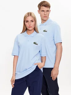 Lacoste Polo PH3922 Niebieski Regular Fit - Koszulki i topy damskie - miniaturka - grafika 1