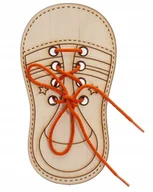 Zabawki interaktywne dla dzieci - ﻿Przeplatanka BUT bucik zestaw ze sznurówką - miniaturka - grafika 1