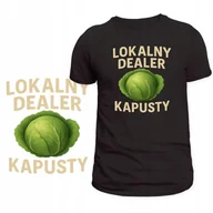 Koszulki męskie - KOSZULKA DLA SPRZEDAWCY KAPUSTY ŚMIESZNY NADRUK DEALER HIT PREZENT L - miniaturka - grafika 1