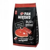 Sucha karma dla psów - Pan Mięsko Karma sucha dla psa wołowina z koziną pies średni M 3 kg - miniaturka - grafika 1