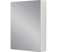Szafki łazienkowe - Biała matowa szafka wisząca z lustrem 60x80 Victa  - miniaturka - grafika 1