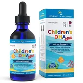 Witaminy i minerały - Nordic Naturals Children's DHA Xtra 880mg Berry Punch Jagoda (60 ml) Nordic Naturals 1DD6-79307 - miniaturka - grafika 1
