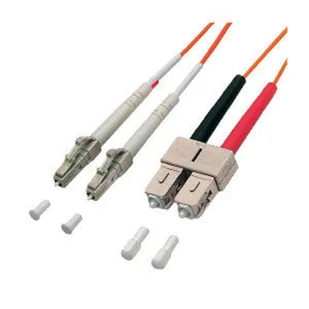 LogiLink 5m, 50/125, LC - SC, Om3 kabel InfiniBand / światłowodowy Pomarańczowy - Kable światłowodowe - miniaturka - grafika 1