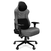 Fotele i krzesła biurowe - Fotel komputerowy biurowy YUMISU 2053 Magnetic Tkanina Cloud Black - miniaturka - grafika 1