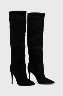 Steve Madden kozaki Darian damskie kolor czarny na szpilce - Kozaki damskie - miniaturka - grafika 1