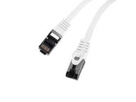 Pozostałe akcesoria sieciowe - Lanberg, Fluke Passed, Patchcord Kat.8.1 S/ftp Lszh Cu, Biały, 1 M - miniaturka - grafika 1