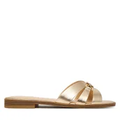 Klapki i japonki damskie - Klapki Guess FLJREA LEM19 Złoty - miniaturka - grafika 1