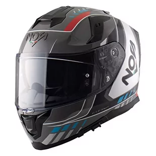 KASK MOTOCYKLOWY NOS NS-10 MIG RED BLUE - Kaski motocyklowe - miniaturka - grafika 1