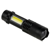Latarki - Latarka Taktyczna Led Xpe Cree Cob Zoom Usb - miniaturka - grafika 1