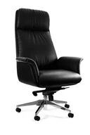 Fotele i krzesła biurowe - Fotel gabinetowy Apus ekoskóra - miniaturka - grafika 1