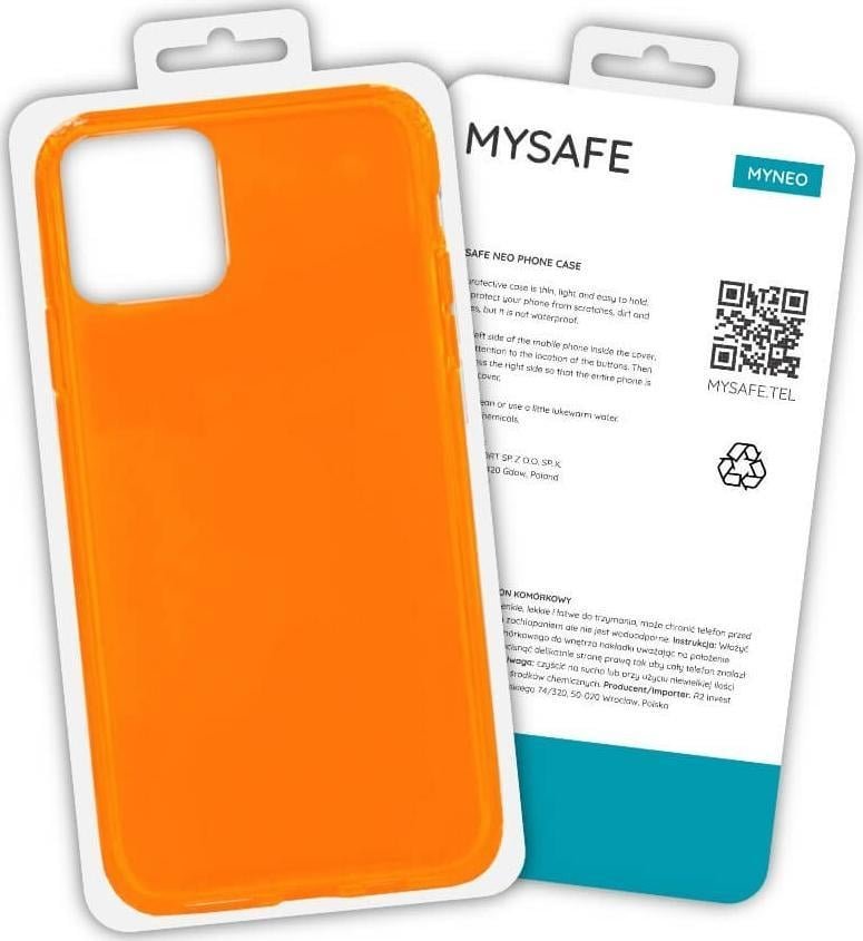 Mysafe MYSAFE ETUI NEO IPHONE 13 MINI POMARAŃCZOWY PUDEŁKO