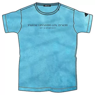 Replay T-shirt męski, Niebieski (Azure 706), S - Koszulki męskie - miniaturka - grafika 1