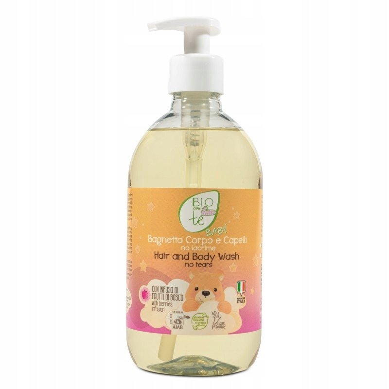 Płyn do kąpieli dla dzieci i niemowląt do ciała i włosów BEZ ŁEZ 500ml