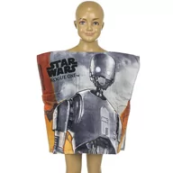 Okrycia kąpielowe dla dzieci - Ponczo Z Kapturem Mikrofibra 55X110Cm Star Wars - miniaturka - grafika 1