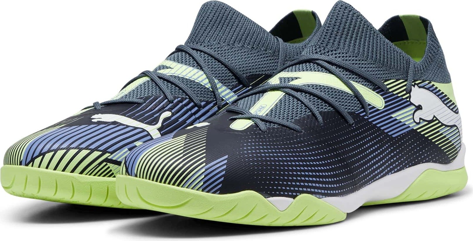 Puma Future 7 Match IT buty piłkarskie unisex szary biały fizzy apple gr 40,5