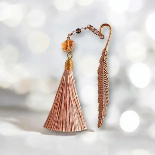 DOBROBYT : zakładka PREMIUM : cytryn, k. górski, kwarc dymny - Zakładki do książek - miniaturka - grafika 1