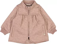 Kurtki i płaszcze dla dziewczynek - Wheat Thilde Thermo Jacket kurtka dla dziewczynek, Powder Brown, 9 Miesiące - miniaturka - grafika 1