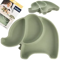 Akcesoria i części AGD - Talerz dla dziecka silikonowy dzielony 23,5x19x3,5 cm - Orion - miniaturka - grafika 1