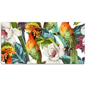 Podkładki na biurko - Mata ochronna na biurko Egzotyczne ptaki 120x60 cm, Dywanomat - miniaturka - grafika 1