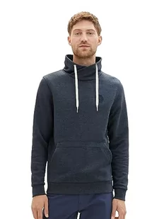 TOM TAILOR Bluza męska, 19024 - Sky Captain Blue White Melange, S - Bluzy męskie - miniaturka - grafika 1