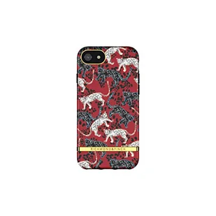 Richmond & Finch Etui kompatybilne z iPhone 6, 6s, 7, 8, iPhone SE 3, obudowa Samba z czerwoną lampartem, całkowicie ochronne etui na telefon komórkowy - Etui i futerały do telefonów - miniaturka - grafika 1