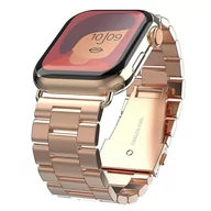 Akcesoria do smartwatchy - Mercury pasek Metal Apple Watch 42mm różowo złoty/rose gold - miniaturka - grafika 1