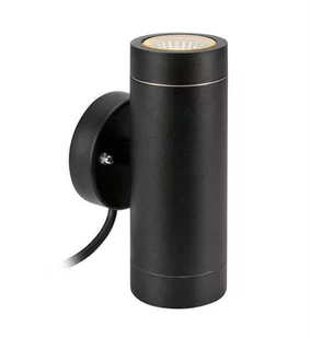 Dwukierunkowa lampa elewacyjna Garden tuba LED 3W czarna - Lampy ścienne - miniaturka - grafika 1