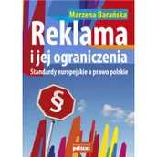 Marketing - Reklama i jej ograniczenia - Barańska Marzena - miniaturka - grafika 1