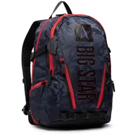 Plecaki - Plecak BIG STAR HH574179 Black/Red - miniaturka - grafika 1