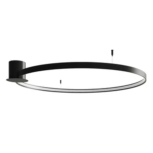 Thoro Thoro okrągła OPRAWA metalowa LED 70W 4000K pierścień ring czarny TH.136 - Lampy sufitowe - miniaturka - grafika 2