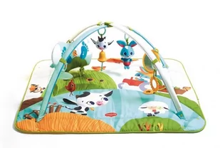 Tiny Love Mata Edukacyjna Gimnastyka dla bobasa z pałąkami Kick&Play - Farma 23107373 - Maty edukacyjne - miniaturka - grafika 1