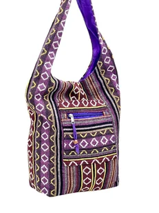 Torba Torebka Worek Listonoszka Bawełniana Na Ramię Styl Etniczny Prezent - Torebki damskie Torba Torebka Worek Listonoszka Bawełniana Na Ramię Styl Etniczny Prezent - Torebki damskie - miniaturka - grafika 1
