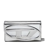 Torebki damskie - Torebka Diesel X09809 PS202 H0535 Srebrny - miniaturka - grafika 1