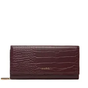 Portfele - Duży Portfel Damski Aldo Wylaberia 14143686 Bordowy - miniaturka - grafika 1