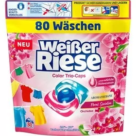 Weisser Riese COLOR TRIO CAPS kapsułki do prania 80 szt. - Środki do prania - miniaturka - grafika 1
