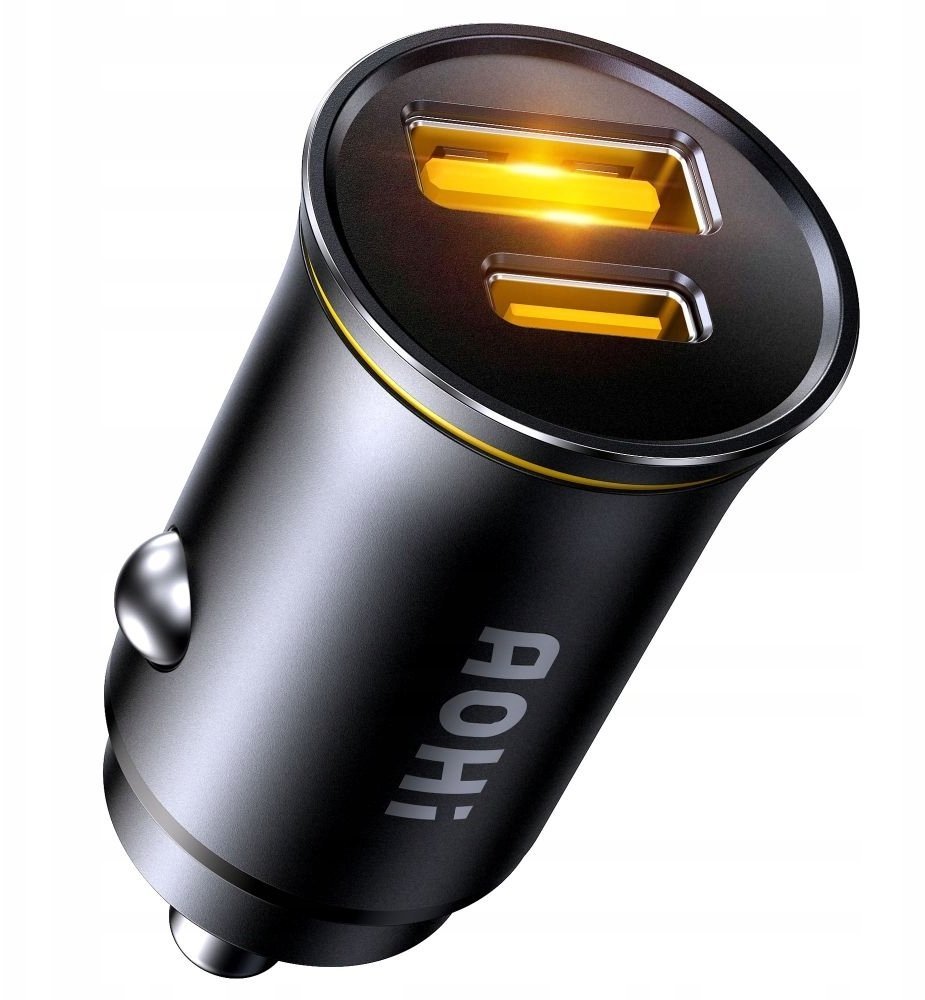 Ładowarka AOHI Ładowarka samochodowa AOHi Superauto PD 65W 1x USB-C, 1x USB-A